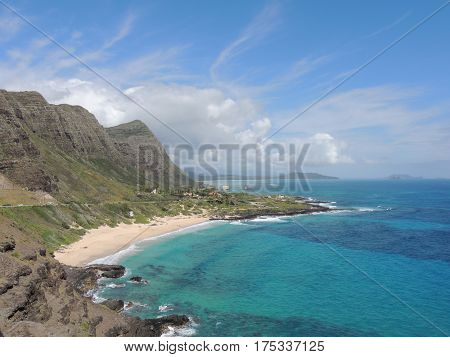 View from the Makapu'u Lookout, Waimanalo, Oahu