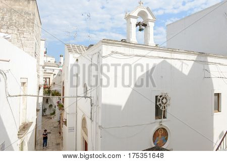 Church Of St. Lucia At Cisternino On Puglia