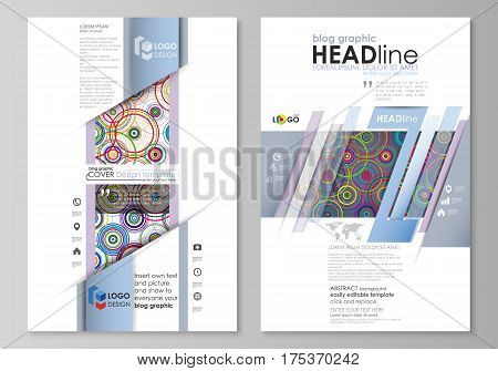 Blog graphic business templates. Page website design template, easy ...