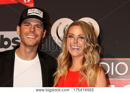 LOS ANGELES - MAR 5:  Granger Smith, wife at the 2017 iHeart Music Awards at Forum on March 5, 2017 in Los Angeles, CA