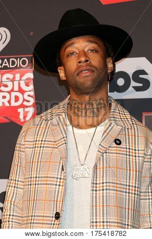 LOS ANGELES - MAR 5:  Ty Dolla Sign at the 2017 iHeart Music Awards at Forum on March 5, 2017 in Los Angeles, CA