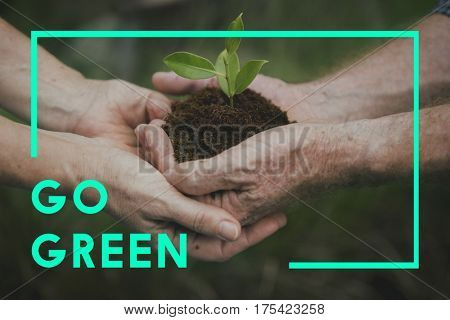 Go Green Responsibility Sustainable Concept