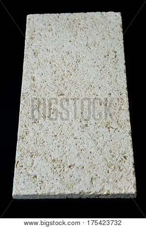 Stone Isolate On Black Background , Clipping Path