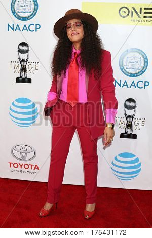 LOS ANGELES - FEB 11:  Cree Summer at the 48th NAACP Image Awards Arrivals at Pasadena Conference Center on February 11, 2017 in Pasadena, CA