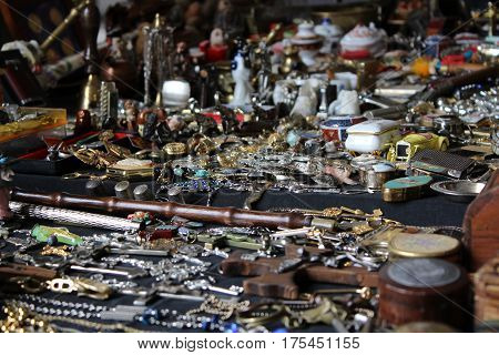 Flea Market, Typical Old Objects, Spain, Europe
