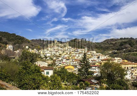 Old Norman's Castle, and Medieval City, Lamezia Terme, Calabria, Italy