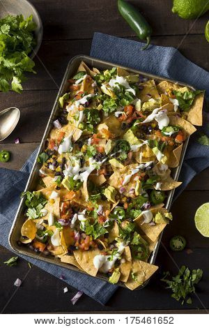 Homemade Loaded Sheet Pan Nachos
