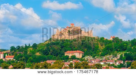 Rupea Medieval Fortress in Brasov Transylvania Romania