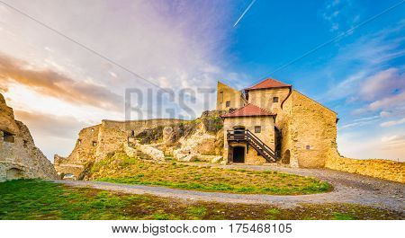 Medieval Fortress Rupea Brasov landmark Transylvania Romania