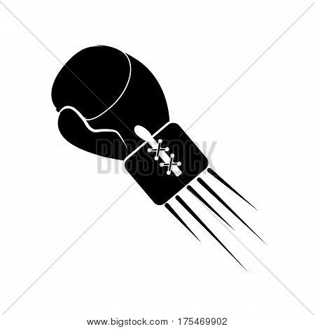 contour boxing gloves icon, vector illustraction design image