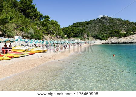 The Coast Of Gargano National Park On Puglia, Italy
