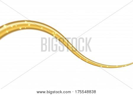 Gold Wave Ribbon