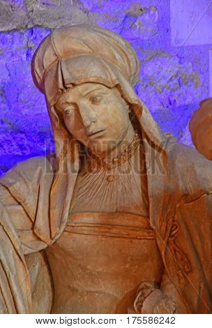 Reims France - july 26 2016 : entombent in the Saint Remi basilic