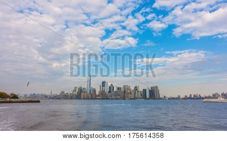 Manhattan skyline, New York City. USA