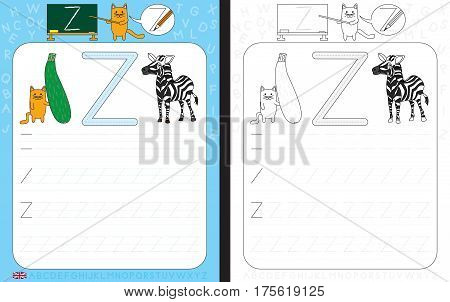Alphabet Tracing Worksheet