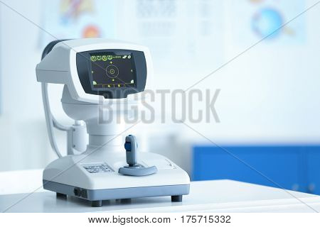 Fundus camera in medical office