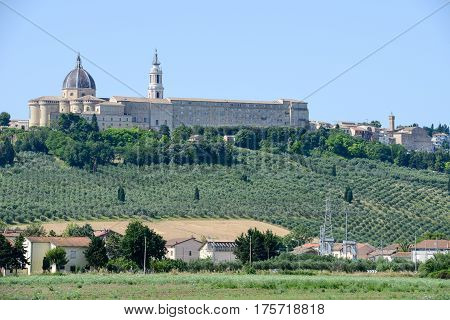 Shrine Of Our Lady At Loreto On Marche