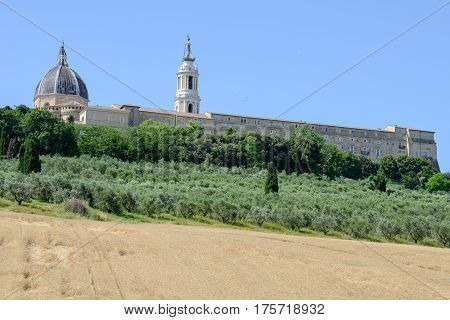 Shrine Of Our Lady At Loreto On Marche