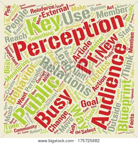 A Great Way to Do PR text background word cloud concept