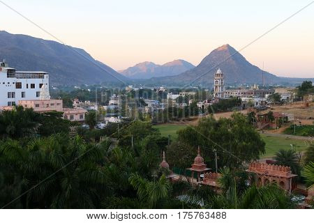 Pushkar - a city in the Ajmer district, India, is one of the sacred places of pilgrimage in Hinduism