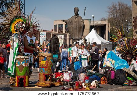 Day Of The Virgin Of Guadalupe In Mexico City