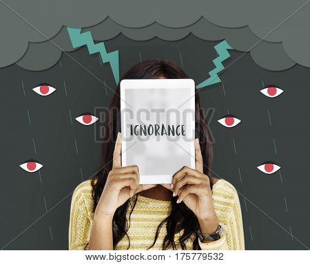 Hatred Frustration Ignorance Animosity Concept