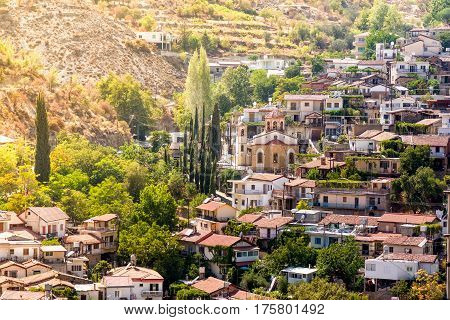 Mountain village of Palaichori. Nicosia District Cyprus.