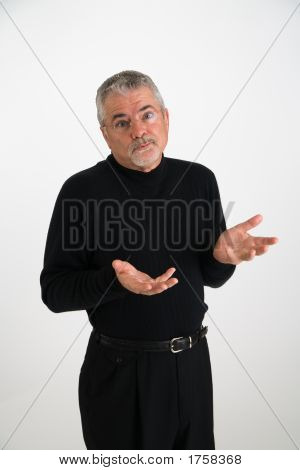 Spalle Shrugging esecutive