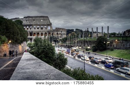 Popular Rome Landmark In Italy