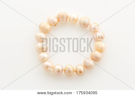 Pearls necklaces Women's Accessories ,on a White background