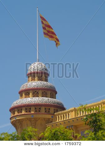 Tiled Roof Of The Casino St Feliu