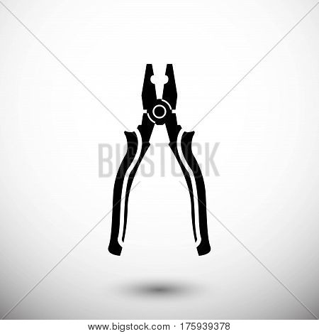 pliers icon stock vector illustration flat design