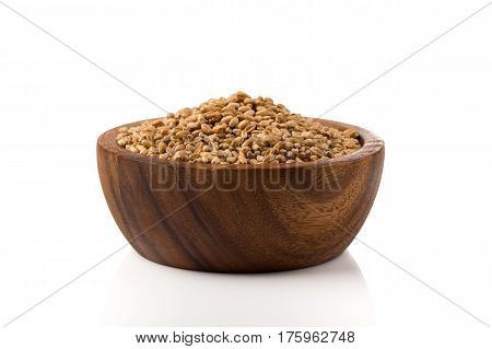 Wheat Grain In Bowl