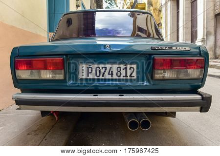 Russian Lada - Havana, Cuba