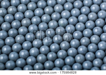 Background Of Gray Airsoft Balls Of 6Mm