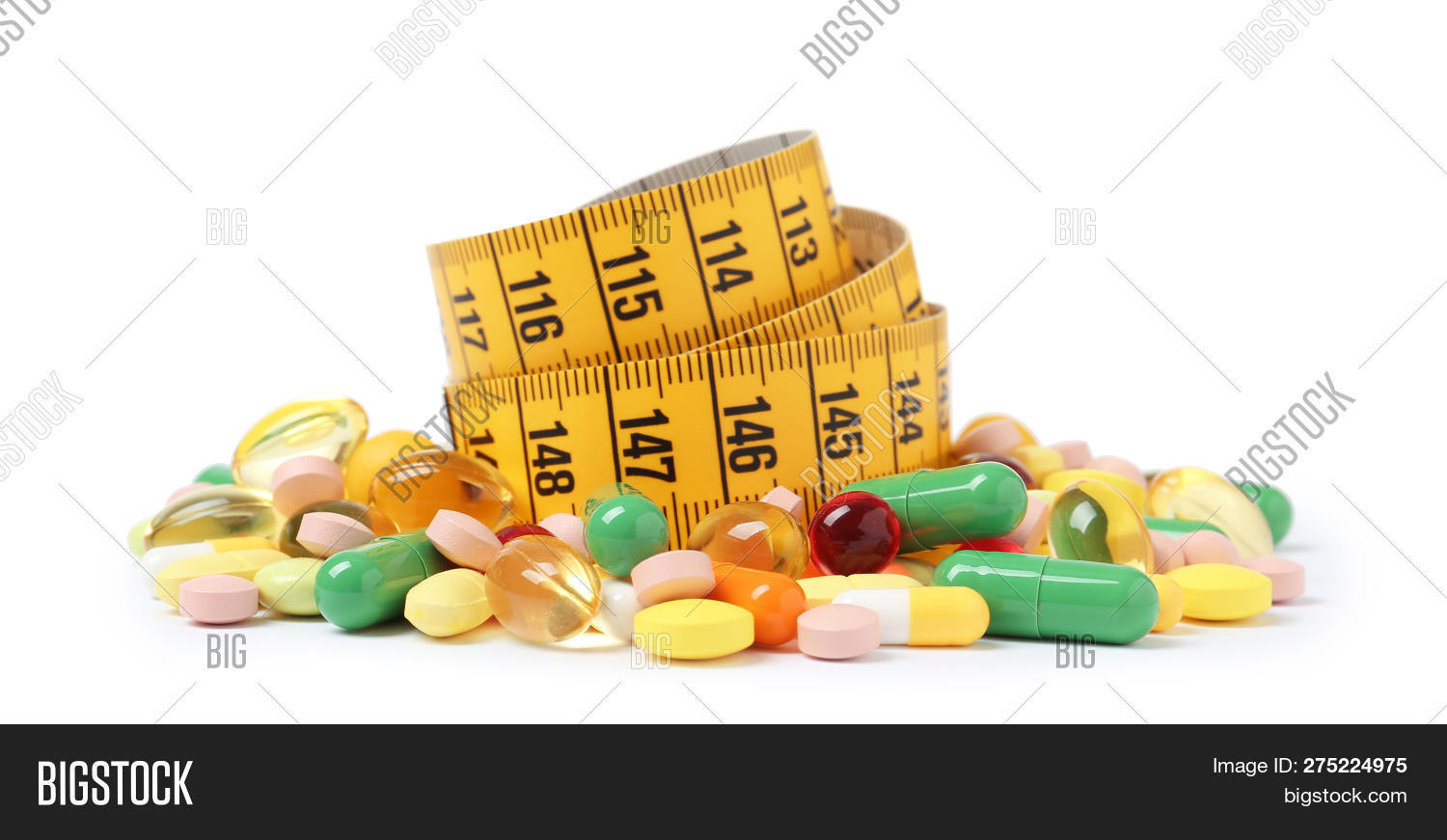 Weight Loss Pills Image Photo Free Trial Bigstock