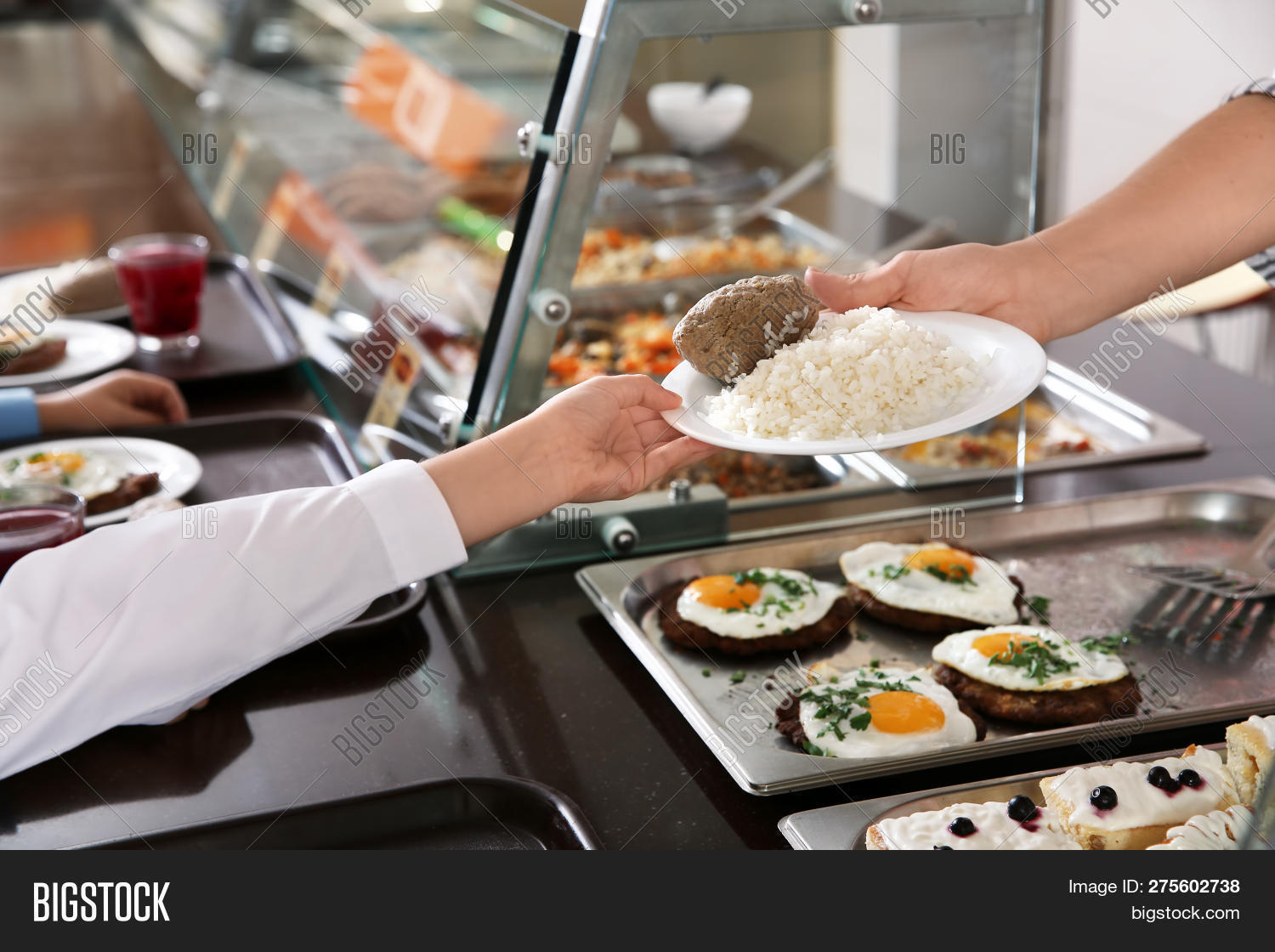 Woman Giving Plate Image & Photo (Free Trial) Bigstock