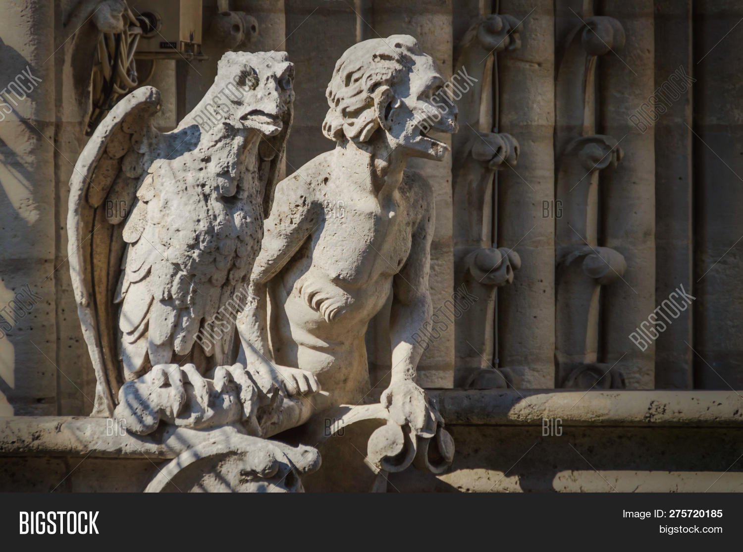 Scary Gargoyles On Image & Photo (Free Trial) Bigstock