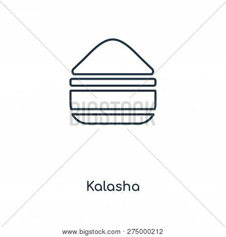 Kalasha Icon In Trendy Design Style. Kalasha Icon Isolated On White Background. Kalasha Vector Icon 