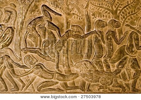 Peccatori mangiati dagli animali, Angkor Wat