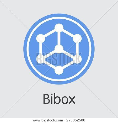 Exchange - Bibox. The Crypto Coins Or Cryptocurrency Logo.