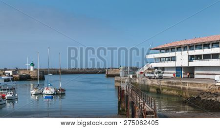 View Of The Ferry Terminal Of The Island Of Yeu