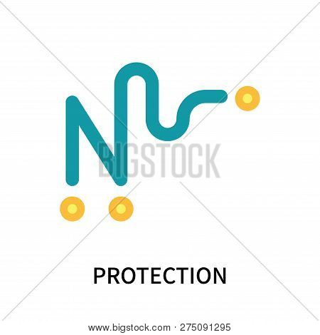 Protection Icon Isolated On White Background. Protection Icon Simple Sign. Protection Icon Trendy An