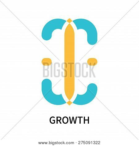 Growth Icon Isolated On White Background. Growth Icon Simple Sign. Growth Icon Trendy And Modern Sym