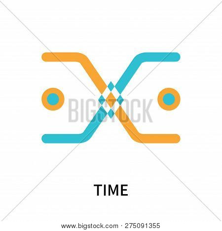 Time Icon Isolated On White Background. Time Icon Simple Sign. Time Icon Trendy And Modern Symbol Fo