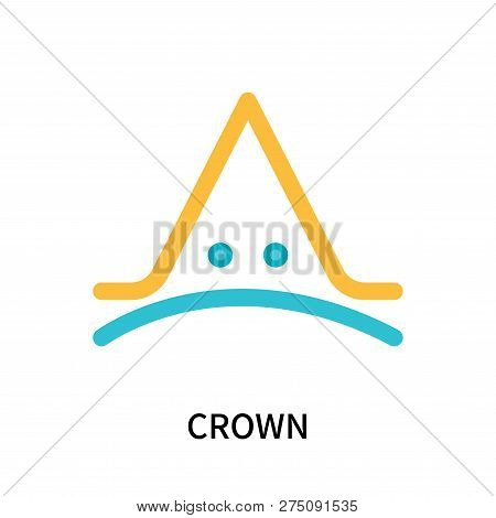 Crown Icon Isolated On White Background. Crown Icon Simple Sign. Crown Icon Trendy And Modern Symbol