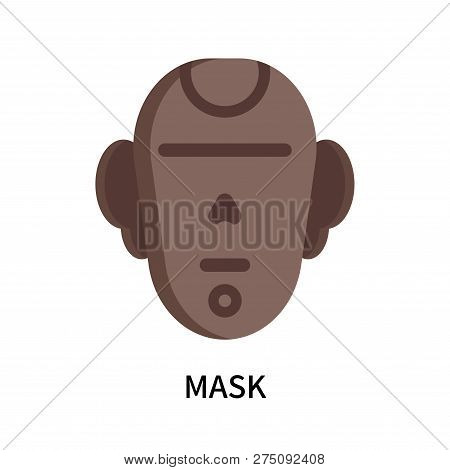 Mask Icon Isolated On White Background. Mask Icon Simple Sign. Mask Icon Trendy And Modern Symbol Fo