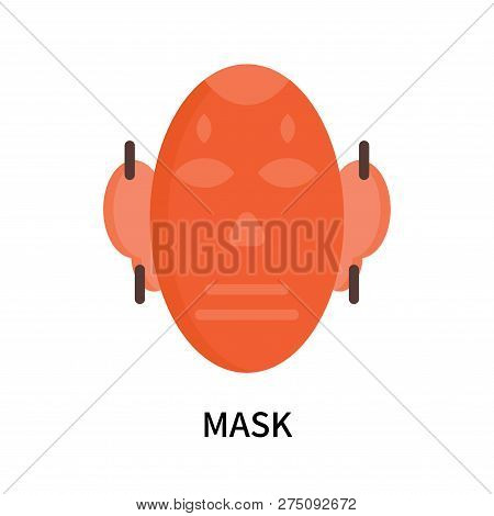 Mask Icon Isolated On White Background. Mask Icon Simple Sign. Mask Icon Trendy And Modern Symbol Fo