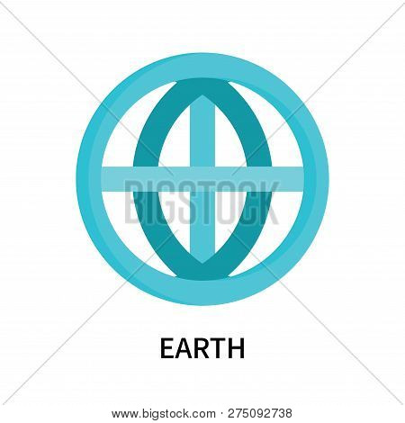 Earth Icon Isolated On White Background. Earth Icon Simple Sign. Earth Icon Trendy And Modern Symbol