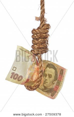 Finanční beznadějné ukrajinské hospodářské